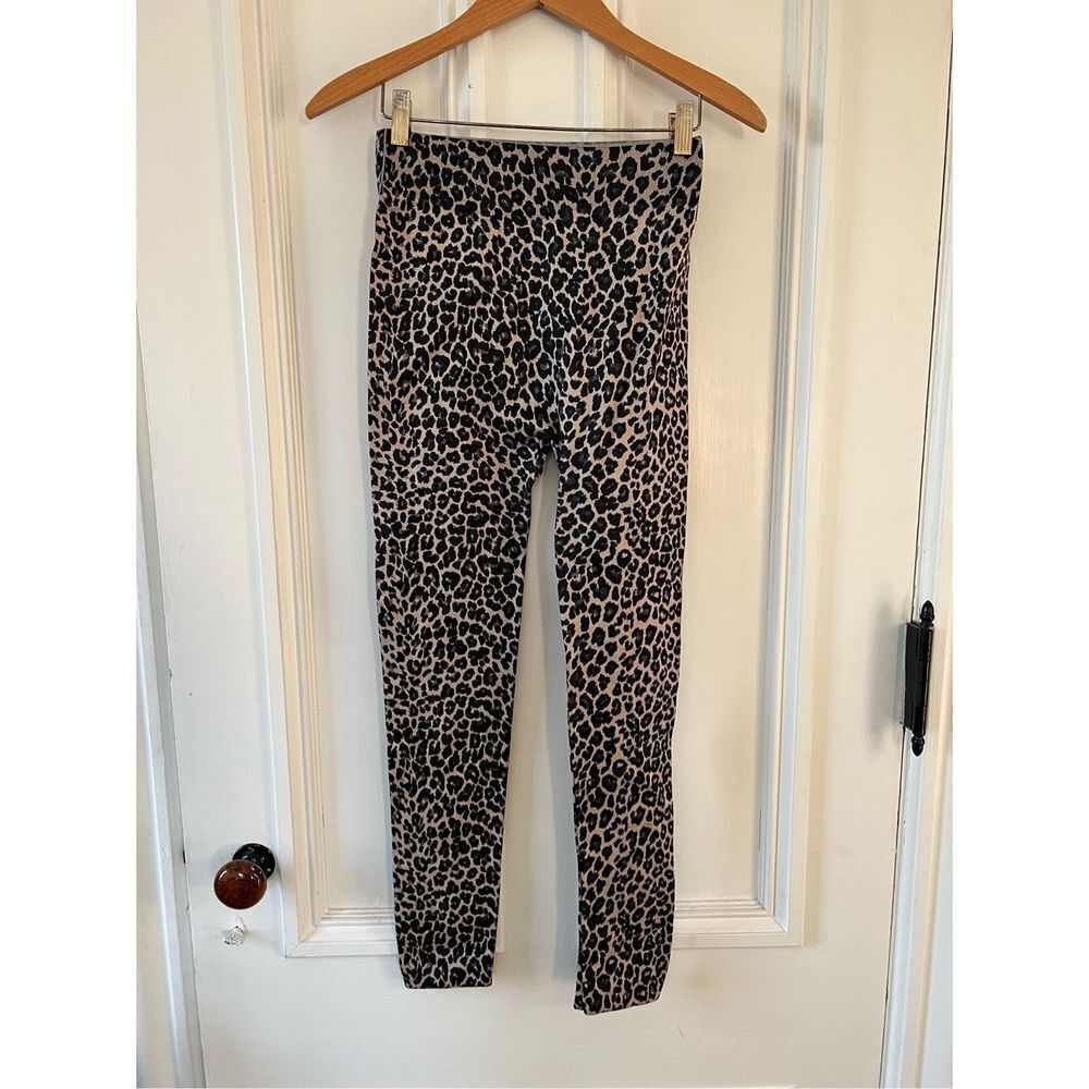 Animal print women’s seamless black and beige leggings S - Picture 2 of 2